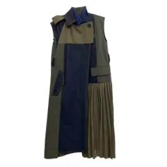 【sacai】14AW チェック柄 再構築 変形 ドッキング ステンカラーコート sacai - 【美品】 sacai / サカイ | 2022AW | Suiting x Wool