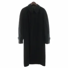 アルマーニ コレツィオーニ ARMANI COLLEZIONI ステンカラーコート バルマカーンコート ロング ウール アンゴラ混 46R M 黒 ブラック ■GY14 /MWのサムネイル