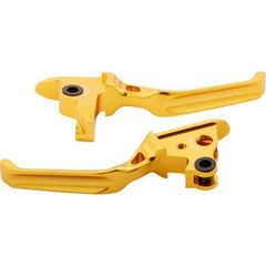 特売！Arlen Ness アレンネス  Method ハンドレバーセット ゴールド 丨 0610-2287 / 530-026