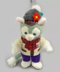 【中古】ぬいぐるみ ジェラトーニ ぬいぐるみバッジ 「ダッフィーのクリスマス2015」 東京ディズニーシー限定