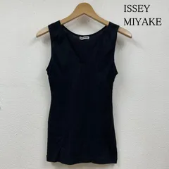 ISSEY MIYAKE イッセイミヤケ タンクトップ タンクトップ ノースリーブ 無地 ストレッチ インナーウェア
