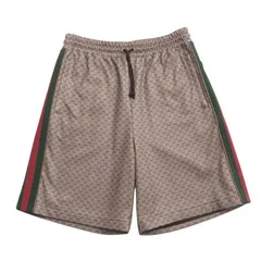 ■美品■GUCCI グッチ ショートパンツ サイズS スモールGG柄 シェリーライン ハーフパンツ  ショーツ ウェブ ストライプ イタリア製 ブランド古着【中古】20250227/RA3636のサムネイル