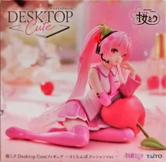 初音ミク 桜ミク フィギュア さくらんぼクッション うさ耳パジャマ AMP 限定 Amazon | 桜ミク Desktop Cute フィギュア ～さくらんぼ
