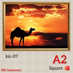 A2サイズ square【kic-07】フルダイヤモンドアート