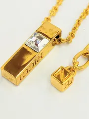 値下げ！ニナリッチ/NINA RICCI ゴールドカラーネックレス　ビンテージ　中古美品