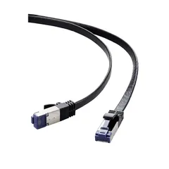 エレコム LANケーブル Cat8 1m カテゴリー8 フラットケーブル 爪折れ防止 ブラック ECLD-OCTFT/BK10 1