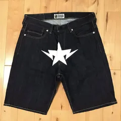 BAPESTA デニム ハーフパンツ Lサイズ - メルカリ