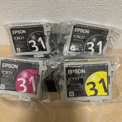 エプソン純正ICBK31・ICM31・ICY31 4個セット 新品未開封