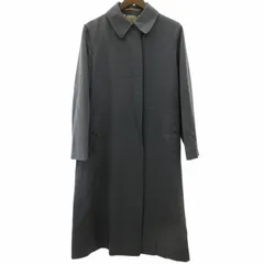 バーバリーズ Burberrys BURELLA 美品 希少 70's ヴィンテージ ステンカラーコート 英国製 裏地ノバチェック バーバリーチェック 青 ブルー 紺 ネイビー 約M 1213 ☆AA★