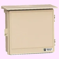 Size:有効フカサ:106_Color:ブラック 未来工業 プラスチック製防雨ウォルボックス 屋根付 ヨコ型 ブラック 1個 WB-12AKのサムネイル