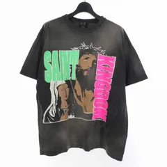 セントマイケルtシャツ　ラストマン　M LASTMAN × SAINT Mxxxxxx BEATING Short sleeve T-shirt 通販
