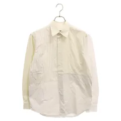 JIL SANDER (ジルサンダー) 19AW パッチワーク コットン 長袖シャツ ベージュ JSMP740326のサムネイル