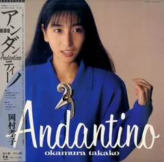 岡村孝子　ＬＰレコード　帯付き　２枚セット　アンダンティーノ　ソレイユ 岡村孝子 LPレコード 帯付き 2枚セット アンダンティーノ