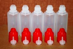 空ボトル 20ml×5本セット リキッドボトル PEボトル DIY チャイルドプルーフ ソフトボトル