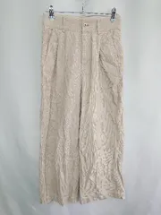 ◇ URBAN RESEARCH DOORS アーバンリサーチ コーデュロイ素材 ストレート パンツ サイズ36 ベージュ レディース E  【1407180056367】