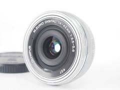 オリンパス Olympus M.Zuiko Digital ED 14-42mm f/3.5-5.6 EZ Lens Silver [美品] #Z5093A