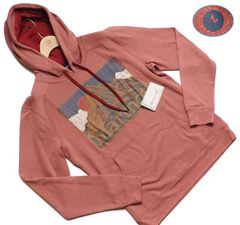 新品正規 Marmot マーモット USA企画 天竺ジャージー Mountain Peaks フーディー/パーカー メンズ レッド(RE) TSF0001