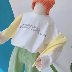 ロゴ ロングTシャツ 110cm 120cm 130cm