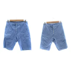 ユナイテッドアローズ UNITED ARROWS SOUNDS GOOD ハーフパンツ 短パン リバーシブル ギンガムチェック柄 青 ブルー 白 ホワイト /SM1