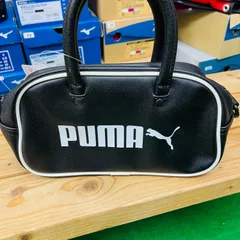美品 puma プーマ ミニボストンバッグ ヴィンテージ ブラック
