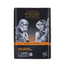 スターウォーズ ブラックシリーズ エピソード4/新たなる希望 反乱軍トルーパー & ストームトルーパー 6インチアクションフィギュア 2パック