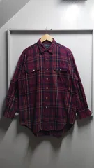 90’s Polo Ralph Lauren “WHITFIELD” コットンネル ワークシャツ M チェック柄
