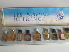 【Charrier Parfums／京染め】ヴィンテージ未使用 各種ミニ香水10本＋匂い袋2個 まとめ売り｜長期保管品 AS-IS