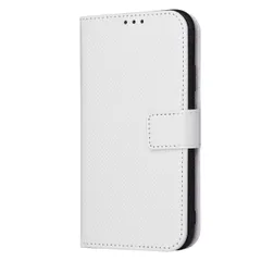 Redmi 12 5G ケース 手帳 XIG03 レッドミー  チェックレザー シンプル 手帳 ケース 【Color】 ホワイトのサムネイル