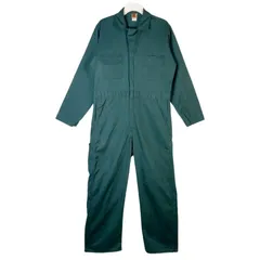 70s80sUSA製ビックベンラングラーBig Ben by Wrangler長袖つなぎワークウェア作業着オールインワンツイル生地ロゴタグワンポイント緑グリーンペインターカーペンターvintageヴィンテージ50128