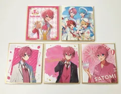 すとぷり さとみくん ミニ色紙 5枚セット【I0087-007】145