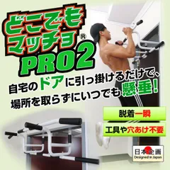 【アウトレット】 懸垂器具 どこでもマッチョPRO2 ぶら下がり健康器 トレーニング T785のサムネイル