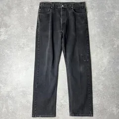 00s Levis 505 0260 ブラック デニム パンツ 36 32 / 00年代 リーバイス オールド ジーンズ ジーパン 黒 テーパード