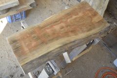 アウトレット タブ(椨)の一枚板 長さ約100cm 幅約34～50cm 厚さ約5.6cm DIY用 Z009