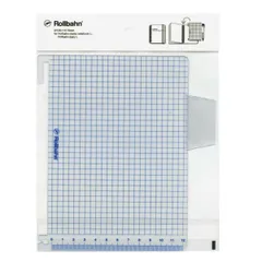 新品 [デルフォニックス] ロルバーンポケット付メモL用 下敷き（ブルー）