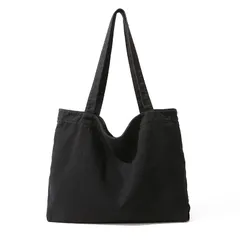 トートバッグ トート ショルダーバッグ ショルダー 大き目 ユニセックス マザーズバッグ 古着風 ヴィンテージ感  tote 肩掛けバッグ 無地 a4 大人 カジュアル 帆布 たっぷり収納 頑丈 旅行 マチ広 通勤通学 軽量 エコバッグ サブバッグ ママバッグ