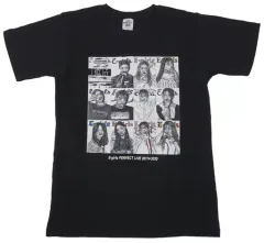 【中古】衣類 E-girls フォトTシャツ ブラック Lサイズ 「E-girls PERFECT LIVE 2011 2020」 EXILE TRIBE STATION限定