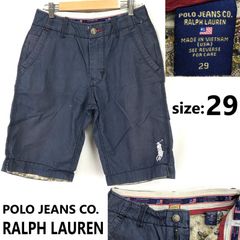 POLO JEANS CO. RALPH LAUREN/ラルフローレン★ショートパンツ【29/メンズS-M/青/blue】ズボン/ボトムス/Pants/Trouser◆BJ033-f