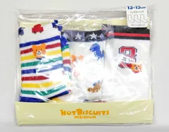 【正規品】ミキハウス ホットビスケッツ　ソックスパック　74-9632-573 ブルー 13-15cm　新品