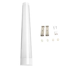【即納】ledキッチンベースライト 40w形 直付 120cm 薄型 器具一体型 昼白色(5500ｋ) キッチン照明器具 天井 led 直管蛍光灯 棚下照明 消費電力20W 4～8畳用 高輝度 省エネ 長寿命 付属品付き シーリングライト 学校 倉庫 工場適用