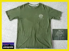 Patagonia パタゴニア メンズ 半袖 CTA オーガニックコットン Tシャツ トップス パイングリーン 緑 サーフィン 釣り アウトドア 通気性_H8