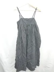 ◇ ⊂ AMERICAN HOLIC 丈違い 2WAY バックリボン キャミソール ロング ワンピース サイズM ブラック レディース E  【1410290021583】