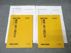 駿台 難関・高3 現代文 国語テキスト通年セット 2024 計2冊 岩科琢也 022m0D