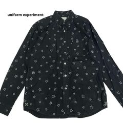 uniform experiment ユニフォームエクスペリメント　シャツ　サイズ2  star 星デザイン　メンズ
