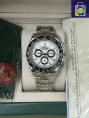ROLEX デイトナ ホワイトダイヤル クロノグラフ｜本日限定WTO｜新品未使用-WTO輸入2-WTO店名をご確認ください-SHC59