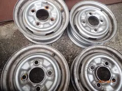 た*ん様 ダイハツ純正 12インチ 4本 PCD110 ハイゼット旧車 鉄スチー ダイハツ ハイゼット S110P/S110V/S100P/S100V 純正 12インチ 4