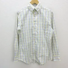 k■ポールスミス/Paul Smith マルチチェック柄 長袖BDシャツ【M】MENS/23【中古】