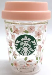 【中古】マグカップ･湯のみ SAKURA2024 ダブルウォール耐熱グラスカップ 296ml 「スターバックスコーヒー」