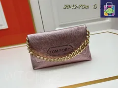 【本日限定特価】TOM FORD メタリックチェーンハンドバッグ 小サイズ 専用ボックス付き[本日特価|新品未使用品]-WT0輸入