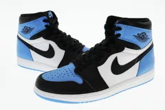 ナイキ NIKE AIR JORDAN 1 RETRO HIGH OG UNIVERSITY BLUE UNC TOE エアジョーダン1 ハイ つま黒 DZ5485-400 28 ユニバーシティ ブルー ブランド古着ベクトル 中古▲■250424