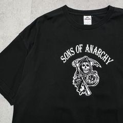 SONS OF ANARCHY　人気　海外ドラマシリーズ　トップス　半袖Tシャツ　メキシコ製　古着　ブラック　2XL